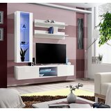  Dnevni regal sara 1 bela/bela visoki sijaj | Shoptok.si