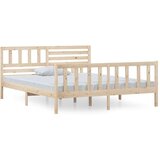  Okvir za krevet od masivnog drva 135 x 190 cm 4FT6 bračni | shoptok.hr