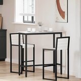  Stol Bijelo 100 x 40 x 101 cm Inženjerska drva i čelik | shoptok.hr