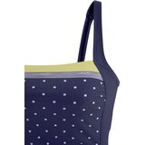 Lascana Enodelne kopalke modra / zelena / bela | Shoptok.si
