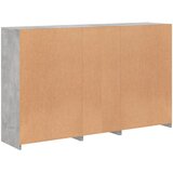  Komoda s LED svjetlima siva boja betona 162 x 37 x 100 cm | Eponuda.com