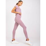 BASIC Feel Good Leggings-AP-LG-A-002-dark pink | Shoptok.si