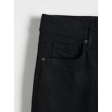 Reserved - Slim traperice isprana izgleda - crno | shoptok.hr