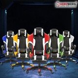 Herzberg HG-8083 gaming in pisarniška stolica s linearno akcentacijo | Shoptok.si