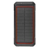 OXE Solarni Powerbank, kapacitet 33800 mAh, crveni | shoptok.hr