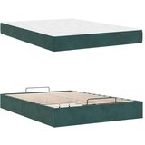  Konstrukcija postelje Temno zelena 140 x 200 cm Žamet | Shoptok.si