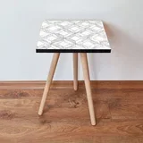 Club sto Shp319, 35x42x35 cm, Bijeli