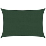 vidaXL Jedro za zaštitu od sunca 160 g/m² tamnozeleno 2 5 x 3 5 m HDPE | shoptok.hr