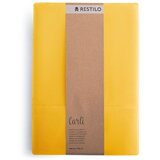 Restilo zasłona CARLI kolor musztardowy gładki styl klasyczny troczki 25x1,5cm materiał oxford 140x250 | shoptok.hr