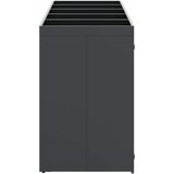  Skladištenje kanti za 5 kanti Antracit 340 x 77,5 x 121,5 cm | shoptok.hr