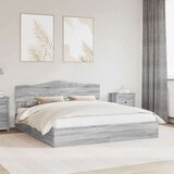  Postelja s shranjevanjem z vzglavjem Siva Sonoma 180 x 200 cm, (5000104911) | Shoptok.si