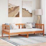  Okvir za krevet s uzglavljem Vosak smeđa 100 x 200 cm | shoptok.hr