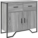 Maison Chic Komoda - Predalnik siva sonoma 79,5x35,5x74,5 cm inženirski les, (21718066) | Shoptok.si