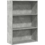 vidaXL Knjižna omara betonsko siva 80x30x114 cm inženirski les | Shoptok.si