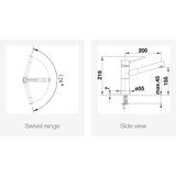 Blanco kuhinjska armatura alta-s compact - 515122 | Shoptok.si