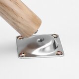  Set 2x pomoćnih stočića SERA, bela/braon | Eponuda.com