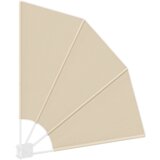 vidaXL Zaslon za zasebnost na balkonu Bež 115 x 115 cm blago | Shoptok.si
