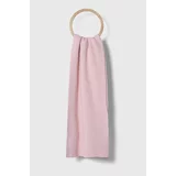 Calvin Klein Jeans Šal s primesjo volne roza barva