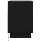  Noćni ormar s ladicama 2 pcs Crni hrast 39 x 34,5 x 50 cm | shoptok.hr