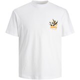 Jack & Jones Majica 'Cabana' bež / oranžna / črna / bela | Shoptok.si