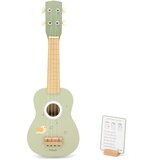 Viga drvena ukulele gitara za djecu zelena s notnim notama | shoptok.hr