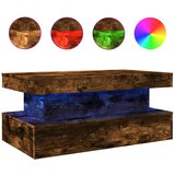  Stolić za kavu s LED svjetlima boja hrasta 90 x 50 x 40 cm | Eponuda.ba