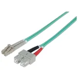 751094 steklena vlakna optična vlakna priključni kabel [1x LC-vtič - 1x moški konektor SC] 50/125 µ Multimode OM3 5.00 m, (20437328)