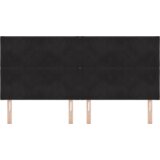  LED vzglavje z LED lučmi Geometrični Črna 200 cm Žamet, (5000043966) | Shoptok.si