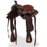 Western Sedlo, Uzda i Obujmica Prava Koža 12 " Smeđe | shoptok.hr