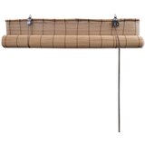 VidaXL rolo senčilo iz bambusa 80x220 cm rjave barve, (20597243) Slike