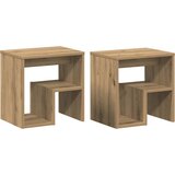  Noćni ormarići 2 kom Artisan hrast 40x30x40 cm izrađeno drvo | shoptok.hr