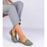 Gemre Green classic eco-suede ballet flats Valensia | shoptok.hr