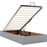  Okvir kreveta s madraca svijetlosivi 100x200 cm od tkanine | shoptok.hr