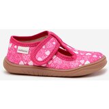 Boto Barefoot Slippers Girls With Hearts On Velcro Milami Fuchsia Talirae | Shoptok.si