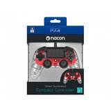 Nacon Compact Light Edition igralna konzola gamepad PlayStation 4 rdeča, transparentna NA360837 | Shoptok.si