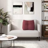  Jastuk za leđa Vinska crvena 60 x 24 x 50 cm tkanina | shoptok.hr