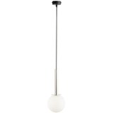  Luster na sajli DAISY 1xG9/12W/230V prečnik 14 cm sjajni hrom/crna/bela | Eponuda.com