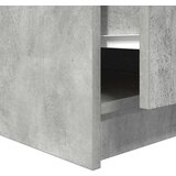 vidaXL Kavna mizica s predali betonsko siva 70,5x70x40 cm | Shoptok.si
