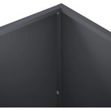  Vrtna saksija 2 kom. Antracit 50 x 50 x 75 cm Čelična vrata | shoptok.hr