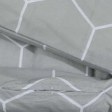 vidaXL Posteljnina siva 135x200 cm bombaž Cene