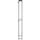  Stalak za vino za 95 boca crni 54 x 18 x 200 cm kovano željezo | shoptok.hr