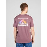 Billabong Majica rumena / lila / mauve / bela | Shoptok.si