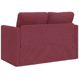  Podni kauč na razvlačenje 2-u-1 boja vina 112x174x55 cm baršun | Eponuda.com