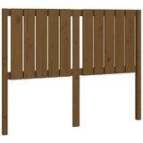  Posteljno vzglavje medeno rjavo 125,5x4x100 cm trdna borovina, (20644948) | Shoptok.si