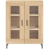 vidaXL Visoka komoda sonoma hrast 69,5x34x180 cm inženirski les | Shoptok.si