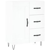 Maison Chic Komoda - Predalnik bela 69,5x34x90 cm inženirski les, (21715824) | Shoptok.si