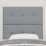  LED glava kreveta s LED trakama Svijetlo siva 80 cm tkanina | shoptok.hr
