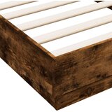  Okvir kreveta s LED svjetlima dimljena boja hrasta 75 x 190 cm | shoptok.hr