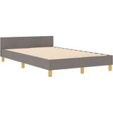 vidaXL Postelja v taupe barvi - 120x190 cm, Tkanina, (22049396) | Shoptok.si
