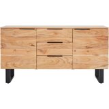 Livetastic KOMODA, črna, barve akacije | Shoptok.si